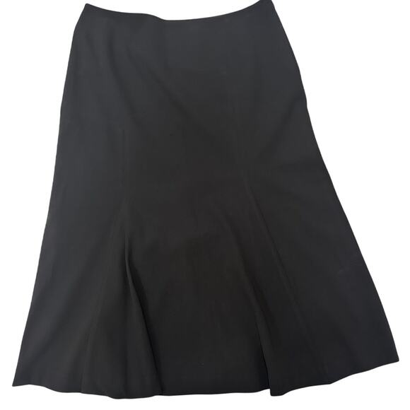 MaxMara Women's Midi Skirt Trumpet Tulip Hem Black, size 6 - Picture 6 of 6